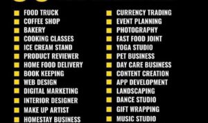 Small Business Ideas